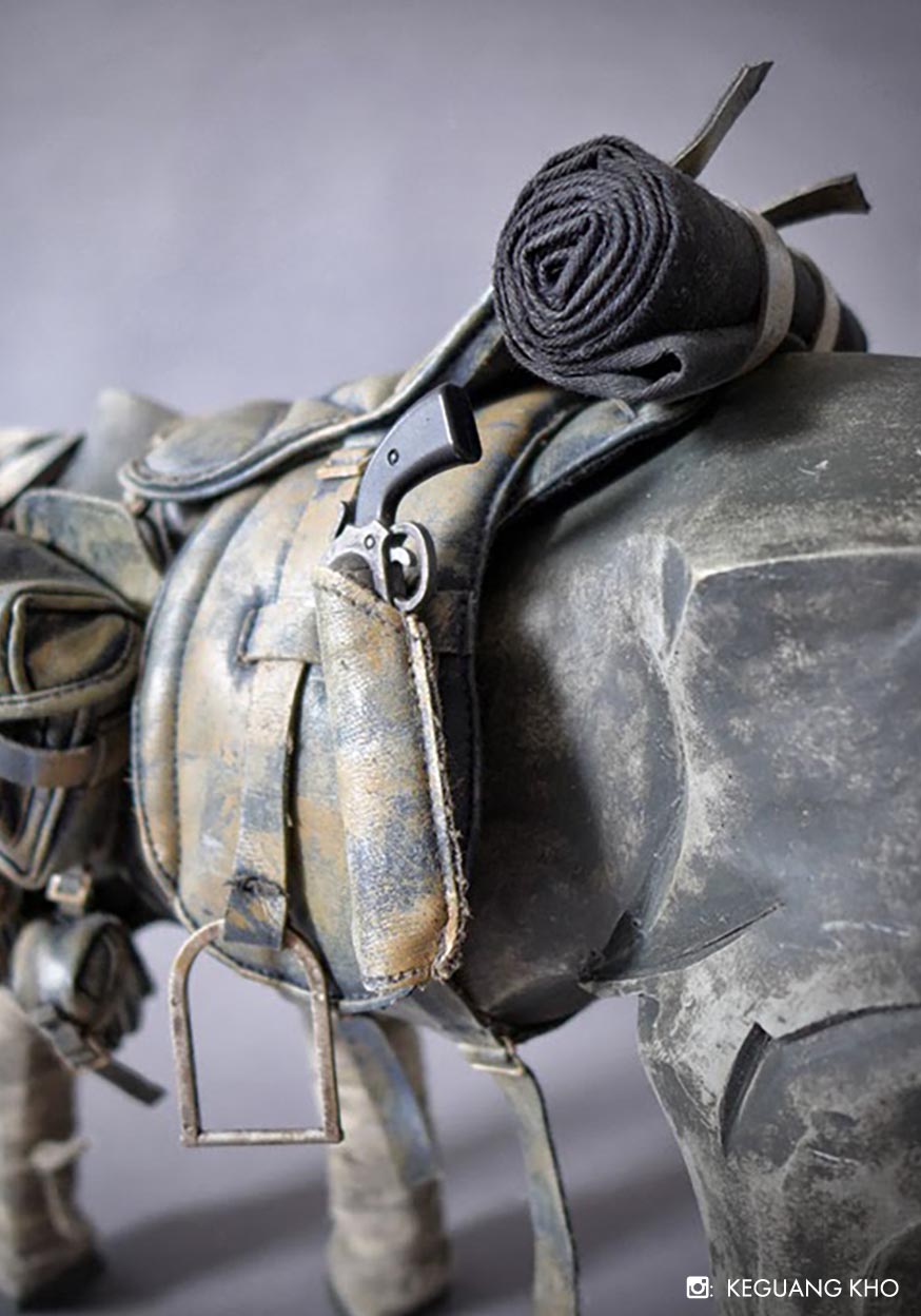 Dark Ghost Horse by Ashley Wood (one sixth) toy release info 