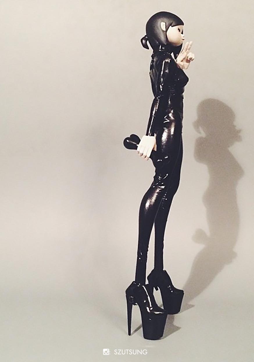 Liz Race Car Driver with Bone