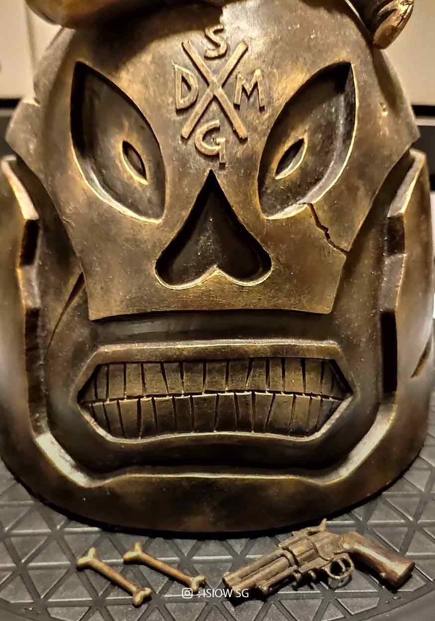 Solid Gold Death Mask SGDM Statue