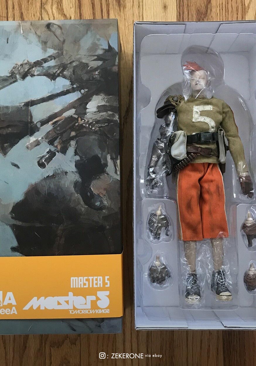 TK Master 5 by Ashley Wood one sixth toy release info, variants