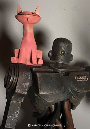 Badbot Plus Kitty by Ashley Wood, 3A Toys