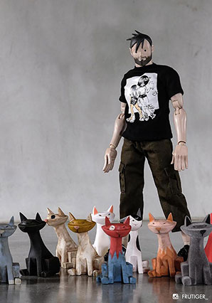 Bag O Ten Kittys by Ashley Wood, 3A Toys