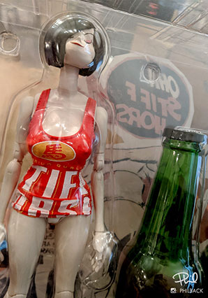 CNY Beer Girl Drinking Miyu by Ashley Wood, 3A Toys