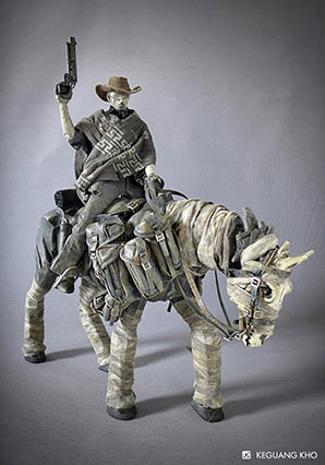 Dark Cowboy and Dead Equine in the Service of Him Super Set - POP - Ashley Wood