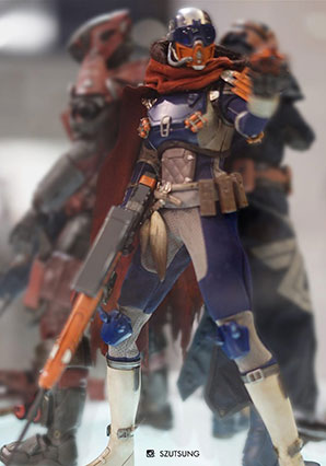 Destiny Hunter Autumn Splendor Shader by Ashley Wood, 3A Toys