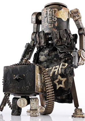 Dropcloth Shocktrooper Iron Panda by Ashley Wood, 3A Toys