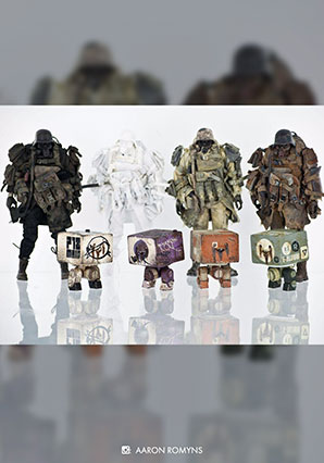 Link to Grunt Bumper Set plus 4 MK1 Squares - WWRp - Ashley Wood