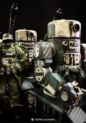 World War Robot (WWR and WWRp) action figures and toys by Ashley 