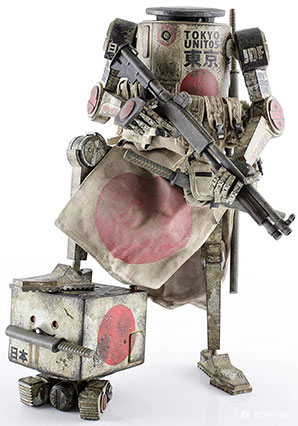 JDF Dropcloth plus Square MK1 by Ashley Wood, 3A Toys