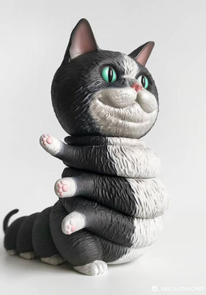 Kittypillar Tuxedo - ART - Casey Weldon