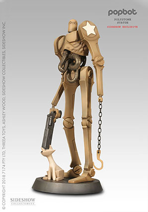 Popbot Polystone Statue from Sideshow - POP - Ashley Wood