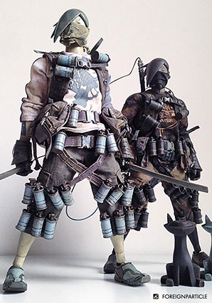 Seven Bones TK Slicer Kureiji Yaro by Ashley Wood, 3A Toys