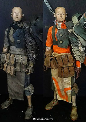 TK Shogun HOLDOUT AT DUMPER Two Figure Set by Ashley Wood, 3A Toys