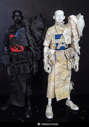 TK Shogun Shadow and Light Set LTD by Ashley Wood, 3A Toys