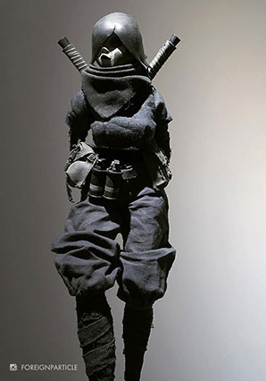 TQ Underverse Deathmask Ninja by Ashley Wood, 3A Toys