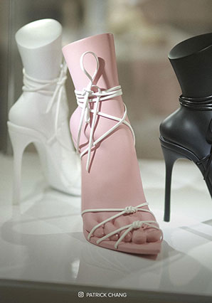 Heel Release Two Pink Shibari -  - Siuyin